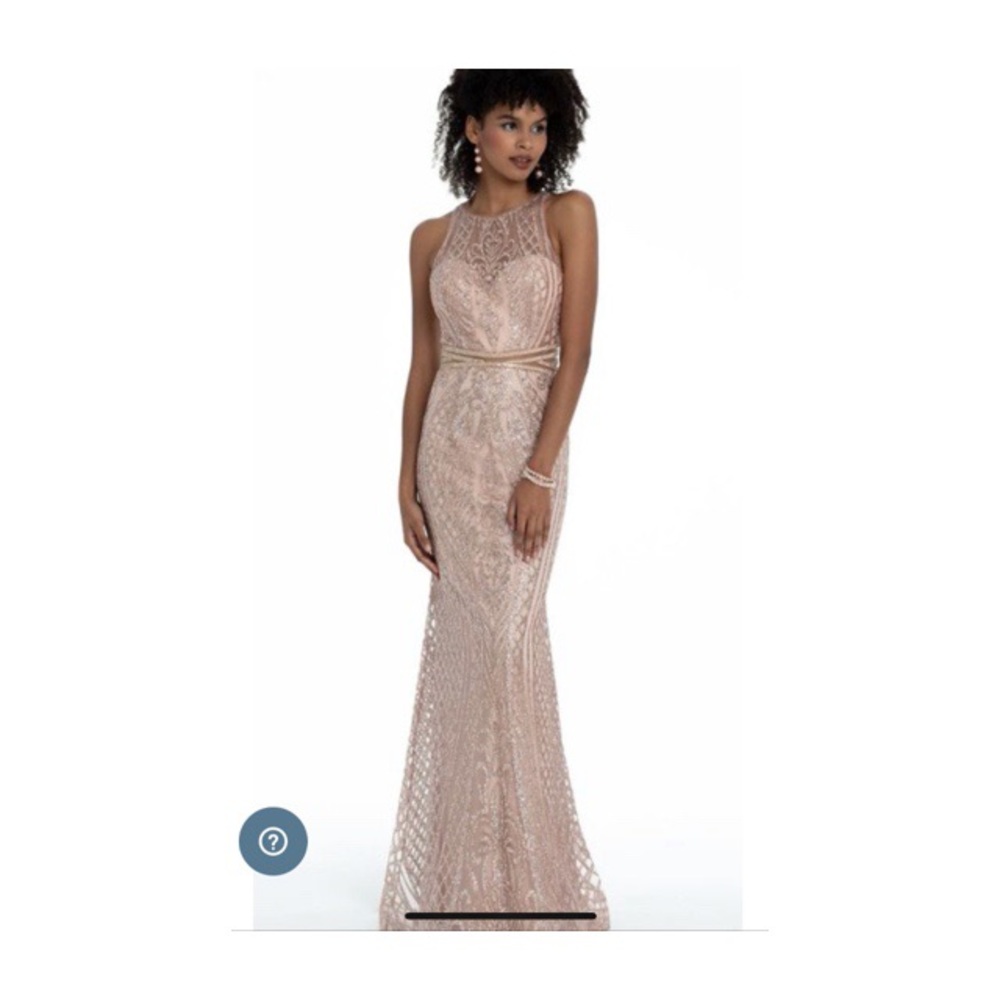 Pink Sparkle gown size 0-2